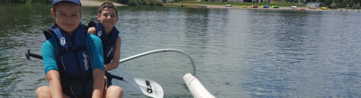 Pirogue du SVVV en mer